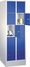 C+P Fächerschrank grau blau 8020-205