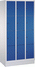 C+P Fächerschrank grau/blau 8020-304