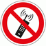 Folienschild Handy verboten 245142510