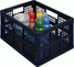 ReallyUsefull Box Klappbox 32FBK schwarz