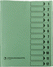 Bene Ordnungsmappe 83800 A4 12-teil grün