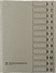 Bene Ordnungsmappe 83800 A4 12-teil grau