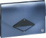 Ecobra Faltmappe 942105 bl-met/sw