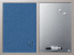 Bi-Office Kombitafel MX04429608 blau/si