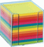 Folia Zettelbox 9902 glasklar Einl.bunt