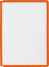 Durable Sichttafeln 5606-09 orange VE5