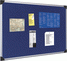 5 Star Pintafel 90x60cm blau. Alu-Rahmen