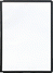 Durable Sichttafel 5606-01 sw VE5