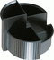 Helit Multiköcher H63906.95 schwarz