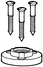 Novus Aufschraubplatte7951502 grau