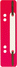 5 Star Heftstreifen kurz rot VE25