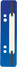 5 Star Heftstreifen kurz blau VE25