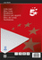 5 Star Briefblock A4/50 RC kariert 70g