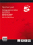 5 Star Flipchartblock 50Bl kar/blan VE3