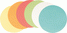 5 Star Moderationskarten Kreis 9,5 VE250