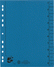 5 Star Trennblätter blau VE100