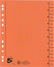 5 Star Trennblätter orange 914786 VE100